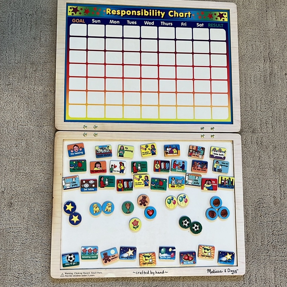 Melissa & Doug | Discontinued Magnetic Responsibility Chart